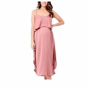 NWOT Sweet Lovely Chic by Jen   Blush Maxi Dress size 1X 🌸 BC BAG  04